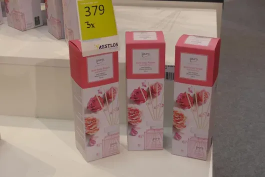 3x ipuro - Essentials geurverspreider „lovely flowers”, met geurstokjes