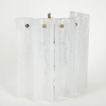 Kalmar, Franken KG, Wandleuchte mit Glaskörpern "Ottental", 1970er Jahre.