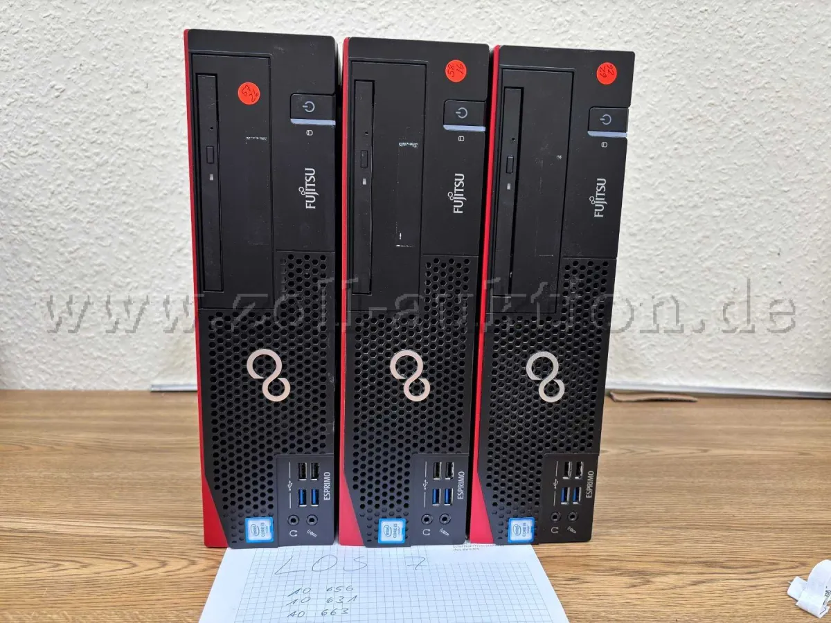 3 PC Fujitsu D757 SFF