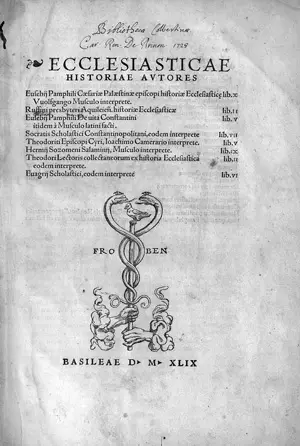 Евсевий Кесарийский – Ecclesiasticae historiae autores