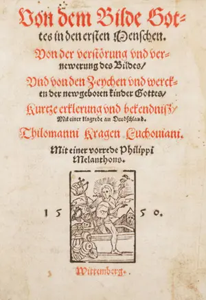 Краге, Тилеман – Von dem Bilde Gottes in den ersten Menschen (+ 2 приплета)
