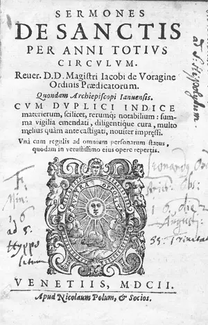 Jacobus de Voragine – Sermones quadragesimales