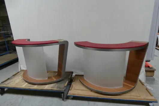 2x pulpit, bez podkładek jezdnych