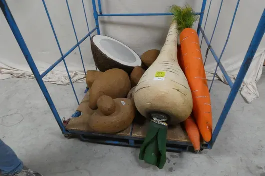 Partij fruit en groente