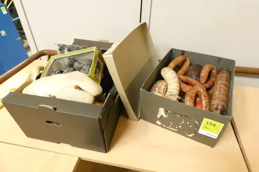 Sada dekorativního jídla a různé