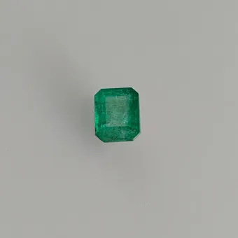 Natural emerald emerald cut 3.87 ct