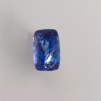 Natural tanzanite rectangular cushion cut 12.05 ct