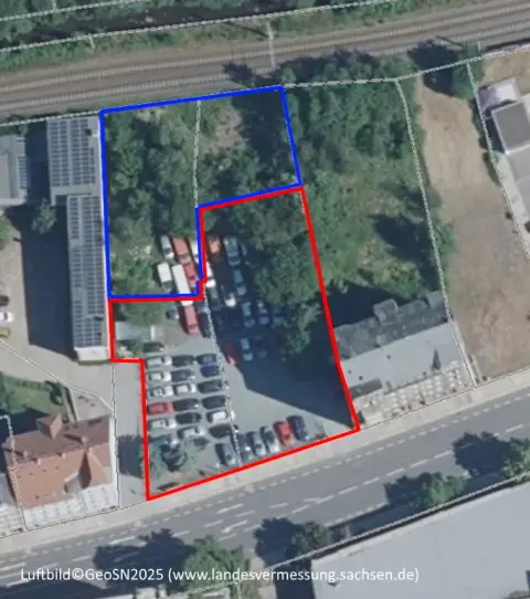 Terrain constructible commercial en très bon emplacement (vente commune de la BImA et de la ville de Chemnitz)