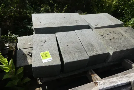Pallet with contents - stone building elements