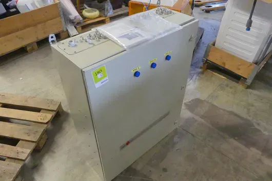 Control cabinet, equipped