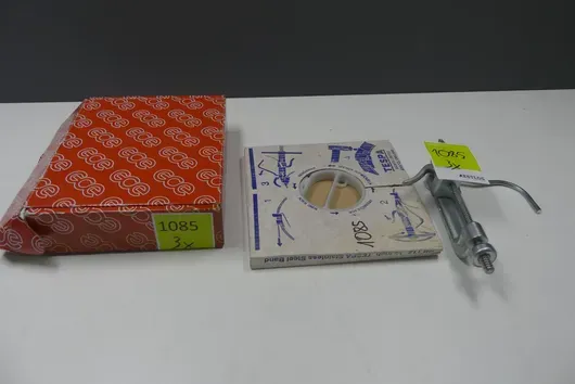 Werkstatt-Sortiment (Gas-Druckminderer, Tespa Edelstahl-Spannband, Spannbandwerkzeug)