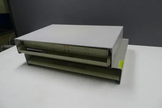Flat drawer cases, stackable, some with felt insert