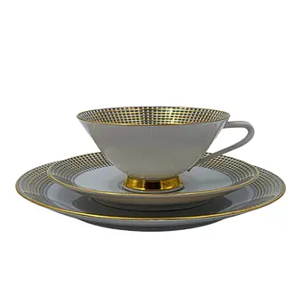 HUTSCHENREUTHER SELB. 3DÍLNÁ PORCELÁNOVÁ SADA - 40. AŽ 60. LÉTA.