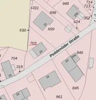 Rüggeberg - Pozemek cca 594 m² s montovaným domem a převoditelným právem bydlení