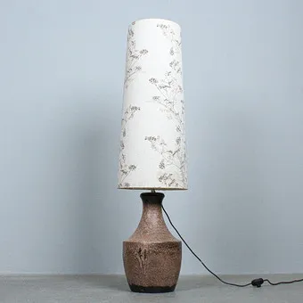 Lampa podłogowa z lat 1970., ceramika.