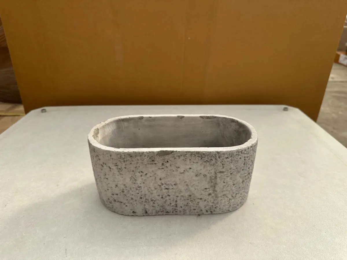 Stone pot lot (3 pieces)