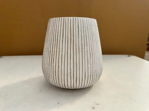 Set of stone vases (3 pieces)