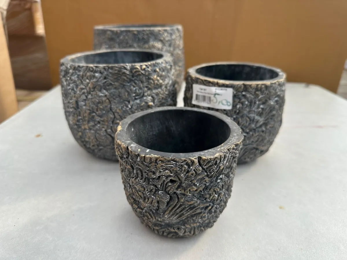 Set van 4 pannen (diameter: ca. 16 cm, 14 cm, 12 cm en 10 cm)