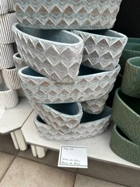 Lot of flower boxes (height: approx. 10 cm)