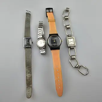 Konvolut 4 x Damen-Armbanduhr - Seiko, Lancome.