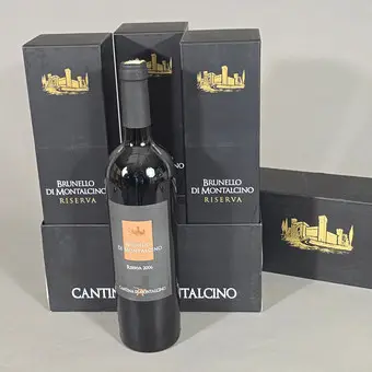 3 butelki 2006 Cantina di Montalcino, Brunello di Montalcino Riserva, Włochy.