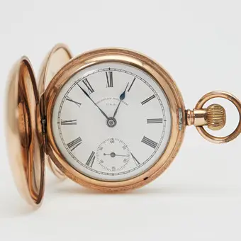 WALTHAM WATCH CO. Montre de gousset savonnette, modèle 'Sterling', vers 1899, États-Unis.