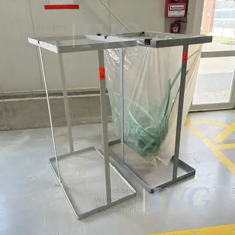 Support de sac poubelle 2 pièces