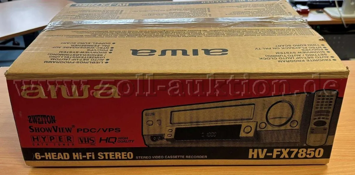 5 VHS-videorecorders / DVD-spelers AIWA, LG en Panasonic
