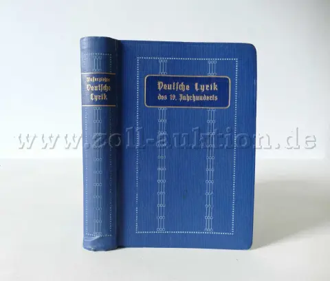 1 Buch - Deutsche Lyrik des 19. Jahrhunderts von Dr. E. Wasserzieher