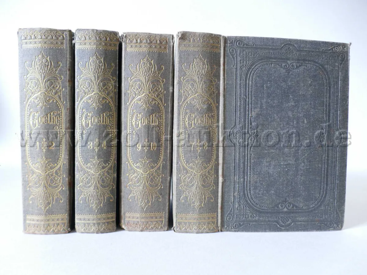 4 antiquarische Bücher - Goethes Werke, 1867