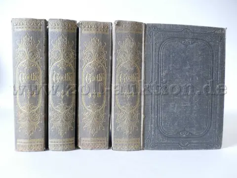 4 antiquarische Bücher - Goethes Werke, 1867