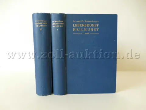 2 Bände - Lebenskunst Heilkunst. Ärztlicher Ratgeber für Gesunde und Kranke