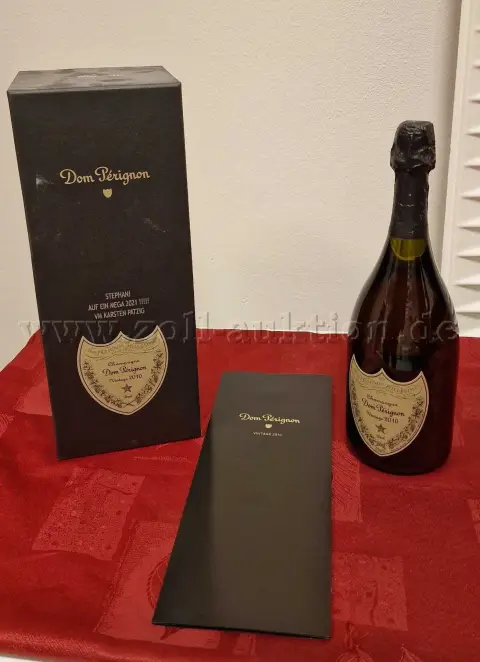 1 fles Champagne Dom Perignon Vintage 2010, 750ml, 12,5% vol. alc.