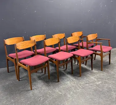 8 chaises Findahls Møbelfabrik.