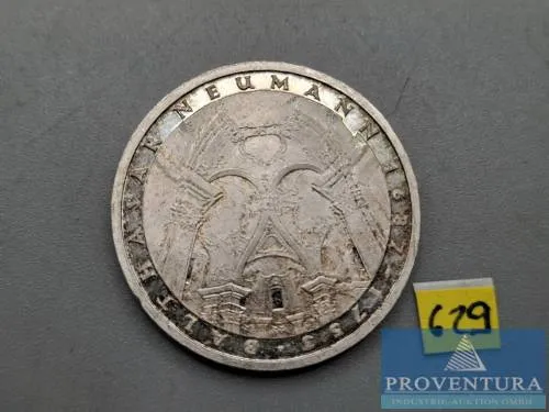 Pièce en argent République fédérale d'Allemagne 5 DM Balthasar Neumann 1978 TTB issu de BE argent .625 11,2 g poids brut