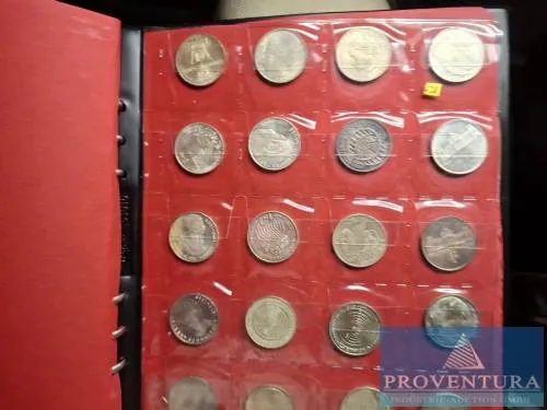 Silbermünzen Bundesrepublik Deutschland 20x 5 DM Silber .625 11.2 gr Rauhgewicht