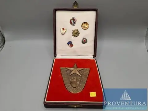 Medailles Tsjechoslowakije kampioen van de West-Boheemse regio 1960
