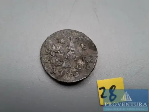 Circulatiemunt Hessen-Kassel 1 Heller Schmalkalden 1744