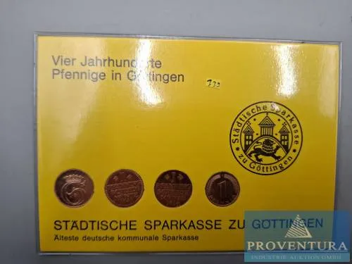 Neuprägungen Mittelaltermünzen Städtische Sparkasse zu Göttingen
