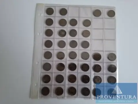 Circulatiemunten Duitse Rijk 24x 2 reichspfennig 1924-1936 / 10x 1936-1938