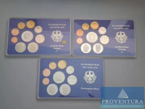 Muntset Bondsrepubliek Duitsland 1989 FGJ pp 32,64 DM