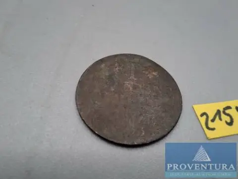Circulatiemunt Brunswijk 1 pfennig 1833