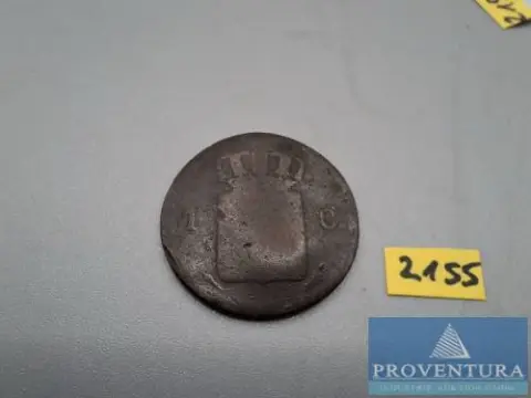 Circulatiemunt Nederland 1 cent 1822 KM47