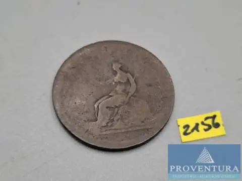 Circulatiemunt Engeland 1 penny George III ca. 1808
