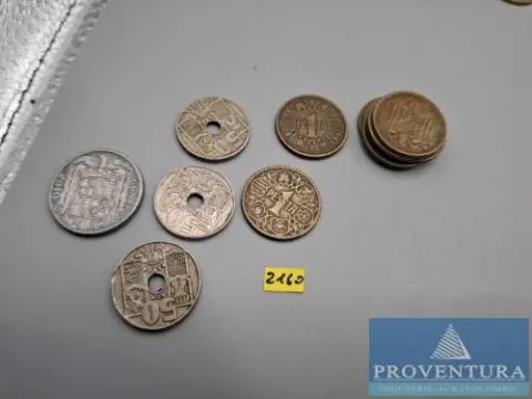 Circulatiemunten Spanje 1944-1957 10 centimos 1945