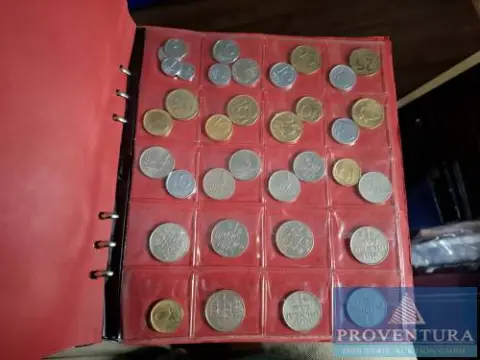 Circulatiemunten 136x Israël vanaf 1948 1x Palestina