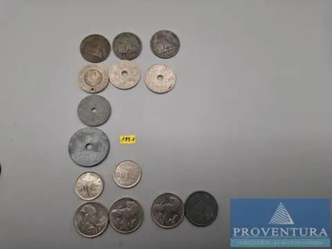 Circulatiemunten België voor 1945 3x 2 Centimes 1862 1870 1909