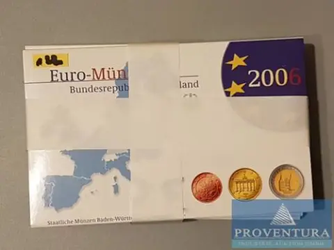 Euromuntset Bondsrepubliek Duitsland 2006 ADFGJ pp Sleeswijk-Holstein