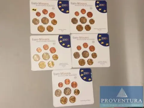Euro KMS Bondsrepubliek Duitsland 2005 ADFGJ st