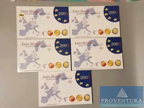 Euro KMS Bondsrepubliek Duitsland 2005 ADFGJ pp